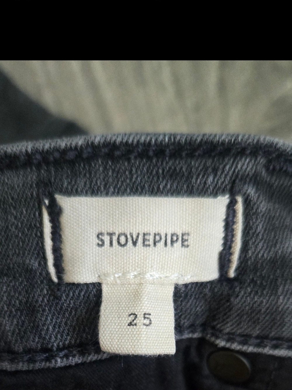 Madewell Straight-Leg High-Rise Jeans in Washed Black #236 - Picture 4 of 8
